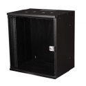 Equip EWM-12-5440-B stojak 12U Szafa wisząca Czarny