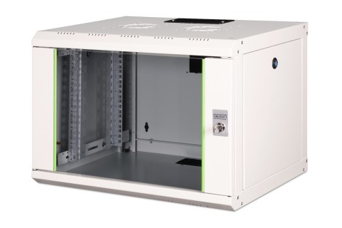 Digitus Szafa sieciowa wisząca Unique 19" 7U rack 600x450, drzwi szyba, szary, niedzielona, złożona, 100kg