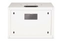 Digitus Szafa sieciowa wisząca Unique 19" 7U rack 600x450, drzwi szyba, szary, niedzielona, złożona, 100kg
