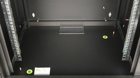 Equip EPM-09-6045-B-CBAA stojak 9U Szafa wisząca Czarny