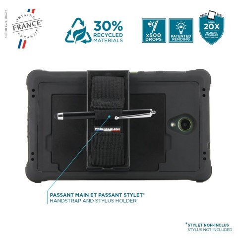 Mobilis 067014 etui na tablet 20,3 cm (8") Pokrowiec Czarny