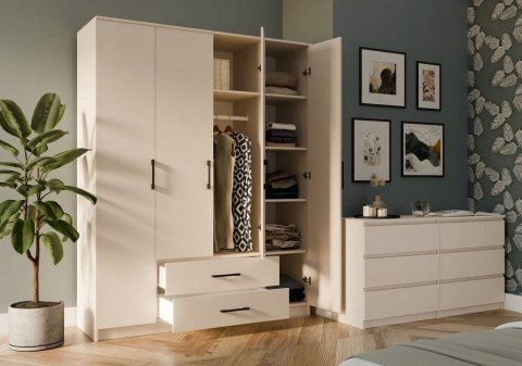 SZAFA ROMANA 160X205 KASZMIR BEZ LUSTRA KOMPLET