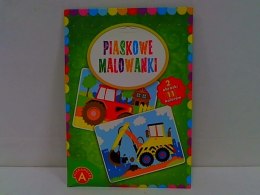 Piaskowe malowanki-Koparka, Traktor 20946. Brak