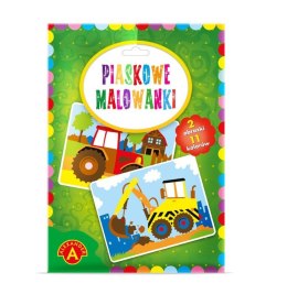 Piaskowe malowanki-Koparka, Traktor 20946. Brak