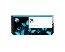 Kartridż z tuszem 300 ml HP 746 cyan