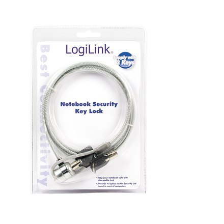 Logilink Logilink | Blokada bezpieczeństwa notebooka | 1,5 m