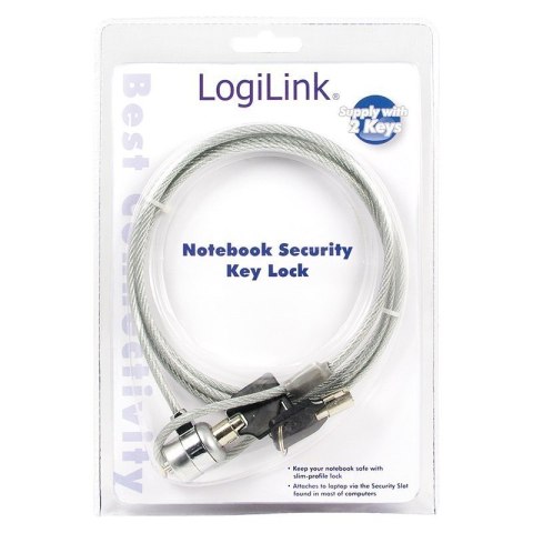 Logilink Logilink | Blokada bezpieczeństwa notebooka | 1,5 m