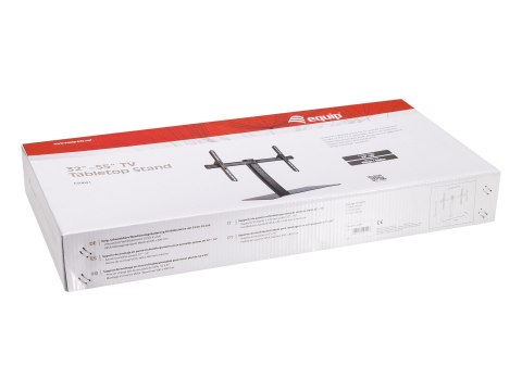 Equip 650601 uchwyt do telewizorów 139,7 cm (55") Czarny
