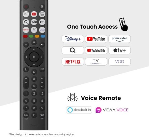 Hisense E7Q PRO 43E7Q PRO 109,2 cm (43") 4K Ultra HD Smart TV Wi-Fi Czarny
