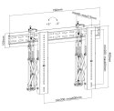 Uchwyt ścienny 37"-70" 1TFT Popout 1Joint 45Kg sw lite Sprzedaż detaliczna