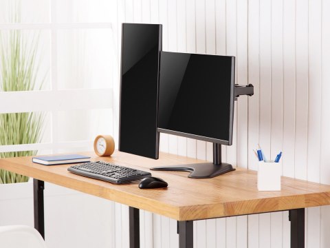 Equip 650123 uchwyt / stojak do monitorów 81,3 cm (32") Biurko Czarny