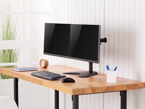 Equip 650123 uchwyt / stojak do monitorów 81,3 cm (32") Biurko Czarny