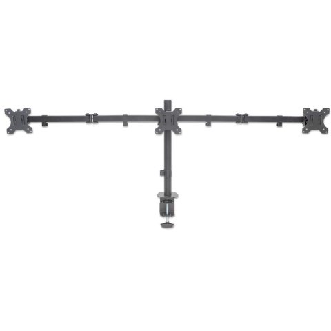 Manhattan 461658 uchwyt / stojak do monitorów 68,6 cm (27") Biurko Czarny