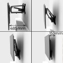 MACLEAN UCHWYT DO TV ELEKTRYCZNY NAD KOMINEK 37"-70" 35KG Z PILOTEM MC-891