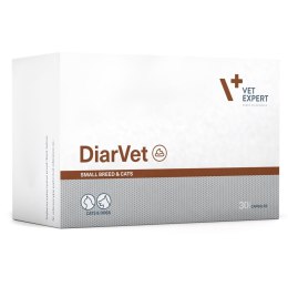 VetExpert Diarvet Small Breed and Cats 30 caps.