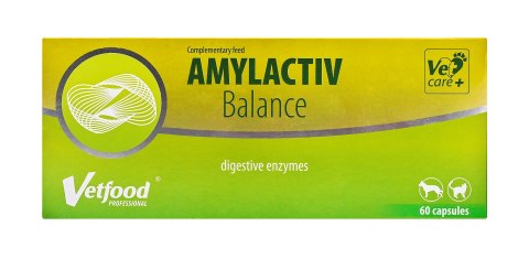 Vetfood Amylactiv Balance na trawienie pies i kot 60 kapsułek