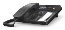 Gigaset DESK 600 Telefon analogowy Nazwa i identyfikacja dzwoniącego Czarny