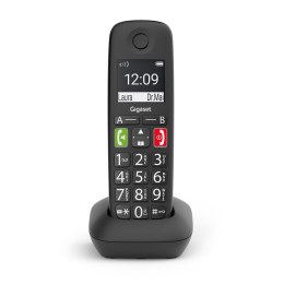 Gigaset E290HX Telefon analogowy/DECT Nazwa i identyfikacja dzwoniącego Czarny