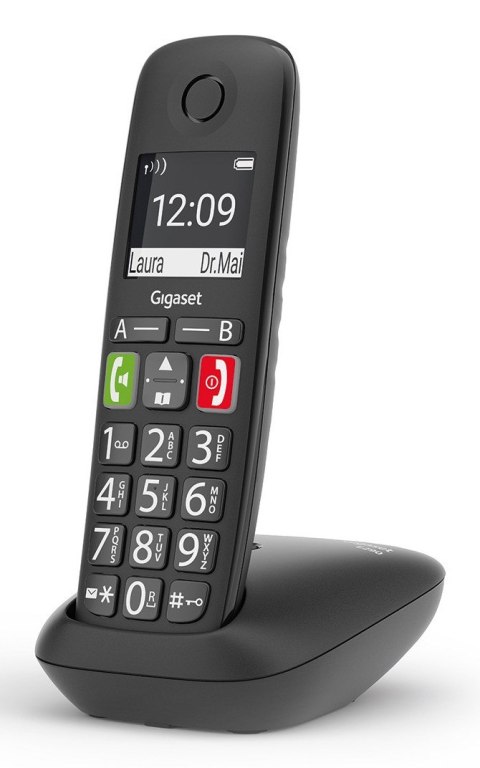 Telefon bezprzewodowy Gigaset E290 z identyfikatorem dzwoniącego