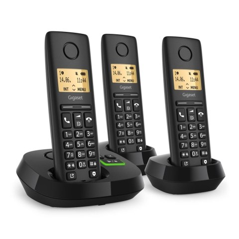 Telefon bezprzewodowy Gigaset PURE 100 AM Trio z AB Int.Ware