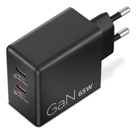 Lenovo Zasilacz 65 W GaN Dual USB-C (40AW065BEU)