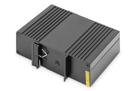 Zasilacz PoE+ przemysłowy. Gigabit, 802.3 af/a