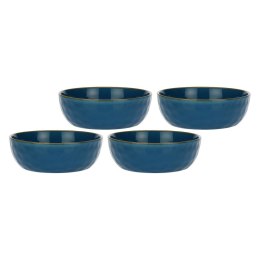 Zestaw 4 misek do sałatek Concerto Blu Avio - Granatowy, 20 cm