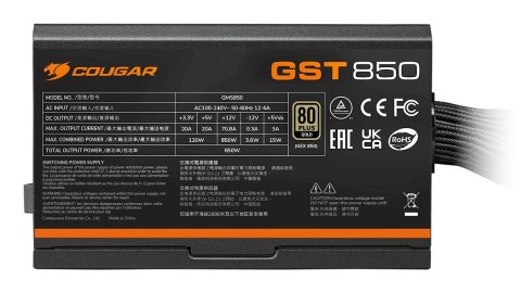 Zasilacz COUGAR GST 750W ATX3.1 / 80 Plus Złoty