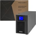 Zasilacz awaryjny UPS Qoltec Pure Sine Wave LCD 2000VA 1600W