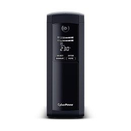 CyberPower VP1200ELCD zasilacz UPS Technologia line-interactive 1,2 kVA 720 W 5 x gniazdo sieciowe