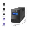 Qoltec Monolith zasilacz UPS Podwójnej konwersji (online) 1 kVA 600 W 2 x gniazdo sieciowe