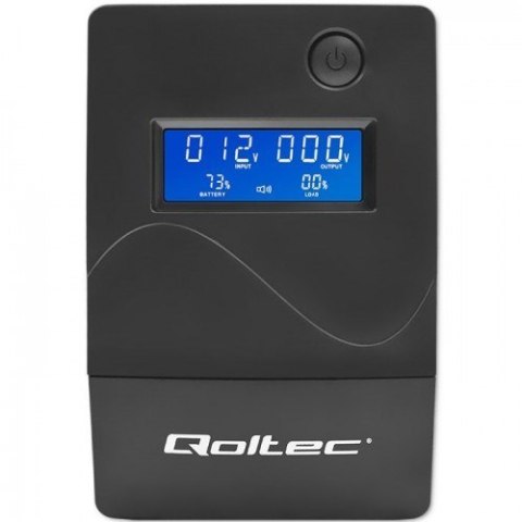 Qoltec Monolith zasilacz UPS Podwójnej konwersji (online) 1 kVA 600 W 2 x gniazdo sieciowe