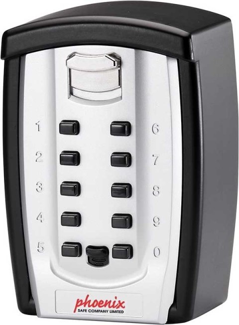 Phoenix Safe Co. KS0003C szafka na klucze Metal Czarny, Srebrny
