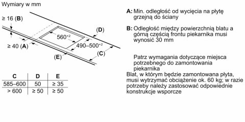 Płyta indukcyjna Bosch PVS61RHB1E Serie 6 60 cm | 4 pola | CombiZone | sterowanie okapem | WiFi Home Connect | czarny | bezramko