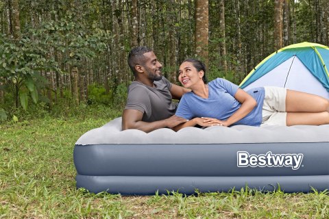 Bestway 6716T dmuchany materac Podwójny materac Niebieski, Szary