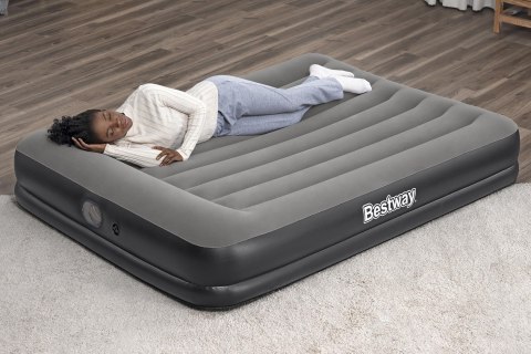 Bestway 671BU dmuchany materac Podwójny materac Szary