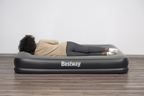 Bestway 671BU dmuchany materac Podwójny materac Szary