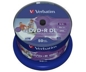 Verbatim 43703 płyta DVD 8,5 GB DVD-R DL 50 szt.