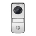 Zestaw wideodomofonowy bezsłuchawkowy, kolor, 4,3" LCD, z czytnikiem breloków zbliżeniowych, czarny, ENIF RFID