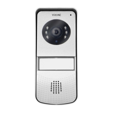 Zestaw wideodomofonowy bezsłuchawkowy, kolor, 4,3" LCD, z czytnikiem breloków zbliżeniowych, czarny, ENIF RFID