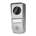 Zestaw wideodomofonowy bezsłuchawkowy, kolor, 4,3" LCD, z czytnikiem breloków zbliżeniowych, czarny, ENIF RFID