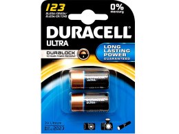 8702# Bateria litowa 3v`cr123 duracell blister 2szt.