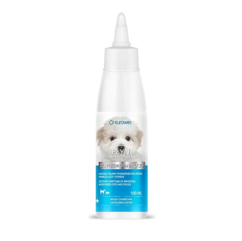 Eurowet Płyn do przemywania oczu dla psa i kota 100ml