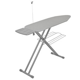 Large ironing board, heat reflect, adjustable stable shelf, 122x38cm