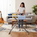 Large ironing board, heat reflect, adjustable stable shelf, 122x38cm