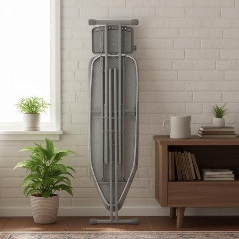 Large ironing board, heat reflect, adjustable stable shelf, 122x38cm