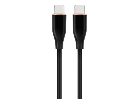Cablexpert Cablexpert Premium Silicon Type-C Power Delivery (PD) Charging and Data Cable, 1.5 m | CC-USB2S-CMCM-1.5M-BK