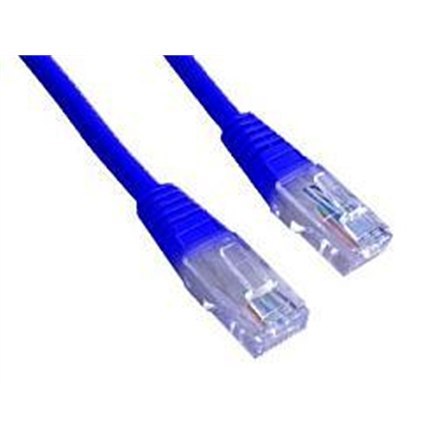 Cablexpert Kabel ekspert | CAT 5e | Kabel patch | Ekranowane skrętki (UTP) | Męski | RJ-45 | Męski | RJ-45 | Niebieski | 0,5 m. Gwarancja (