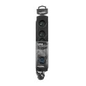 Listwa zasilająca Qoltec 50104 (1,5m; kolor czarny)