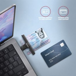AXAGON AXAGON Foldable pocket USB-C contact Smart/ID card reader | CRE-SMPC